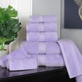 thumbnail image 2 of Superior 800 GSM Egyptian Cotton 6-Piece Face Towel Set, Soft Ultra Absorbent Towels, Sea Foam, 2 of 6