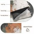 thumbnail image 6 of 3'x5' Area Rugs, Vintage Sage Green Orange Indoor Outdoor Area Rug for Living Room Bedroom, Modern Abstract Art Washable Bathroom Rugs Kitchen Floor Carpet Mats Home Decor Aesthetic, 6 of 8