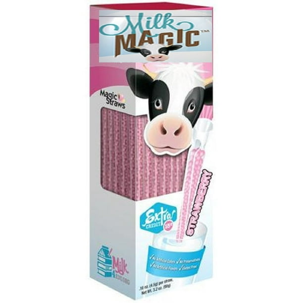 Milk Magic, Milk Straws, 24 Count (0.16oz Each), 3.84oz Box (Pack of 3