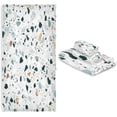 thumbnail image 6 of GZHJMY Terrazzo Towel Set of 3, Highly Absorbent Soft Towels with Bath Towel, Hand Towel and Washcloth for Bathroom Hotel Gym Spa, 6 of 7