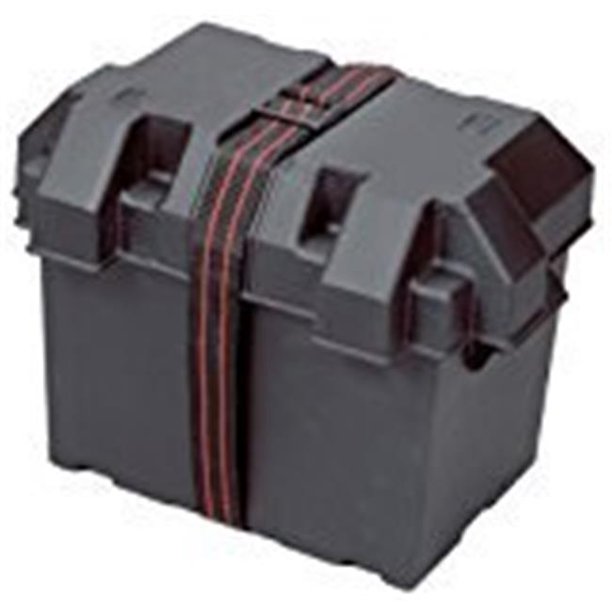 Powerhouse 13034 12V Black Battery Box, Group 24