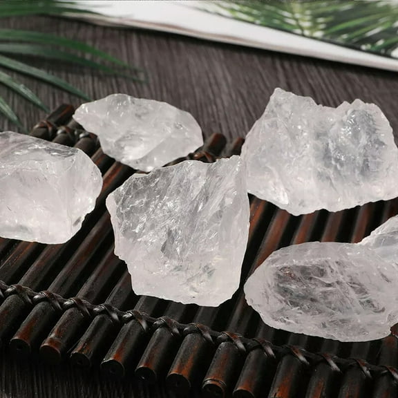 GKNET Raw Rough Large Clear quartz Quartz Crystal Reiki Mineral Rocks Chunks Healing