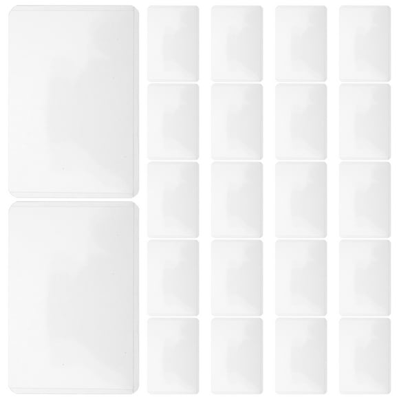 25pcs Hard Plastic Card Sleeves Baseball Card Protectors Hard Plastic For Baseball Cards Game Cards Trading Card