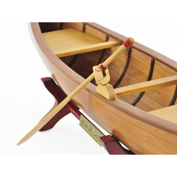 Indian Girl Canoe