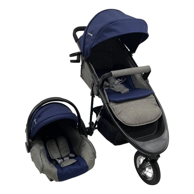 Carriola Prinsel Fox Light Llantas Aire Portabebe Azul Prinsel