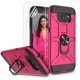 thumbnail image 1 of Funda Para Galaxy S7 Edge Funda S7 Edge Con Protector De Pantalla Hd Jelly 360 Soporte De Anillo De Metal Giratorio [Funciona Con Soporte Magnético Para Automóvil] Estuche Resistente A Prueba De Golpe, 1 of 1
