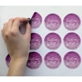 thumbnail image 2 of Darling Souvenir MADE WITH LOVE TextureTheme - 2" CustomStickersPremium 80 Self-AdhesiveRoundLabels, Personalized Wedding Party FavorStickers/RoundEnvelope Seal, 2 of 6