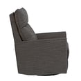 thumbnail image 4 of Second Story Home Soho Upholstered Swivel Glider- Dark Gray, 4 of 5