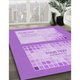 thumbnail image 2 of Ahgly Company Indoor Round Patterned Blossom Pink Area Rugs, 6' Round, 2 of 6