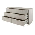 thumbnail image 5 of Granville 55.07" Modern Double Wide Dresser with 6 Full Extension Drawers, 5 of 11