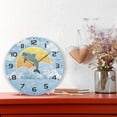 thumbnail image 6 of SKYSONIC Sun Wave Dolphin Wall Clock 10 Inch Silent Non Ticking Round Clock Oil Painting Clock Easy to Read Clock for Living Room Bedroom Bathroom Home Decor, 6 of 7