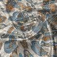 thumbnail image 5 of Ambesonne Floral Valance Pack of 2, Paisley, 54"X12", Violet Blue Marigold, 5 of 5