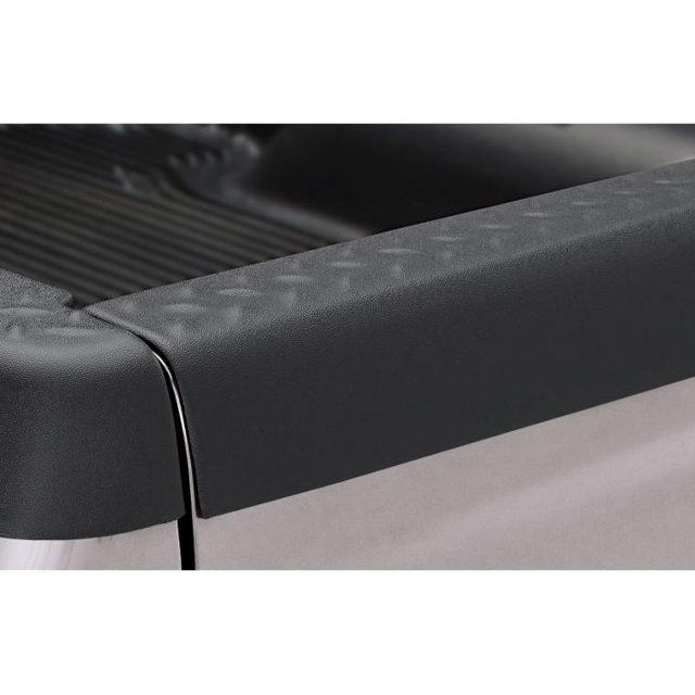 Bushwacker Tailgate Protector 59506 Ultimate; Tailgate Cap; Diamondback; Black; Dura-Flex 2000 TPO Plastic