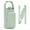Green, variant on Water Bottle Carrier Bag with Phone Pocket Tumbler Insulated Water Bottle Holder with Adjustable Shoulder Strap