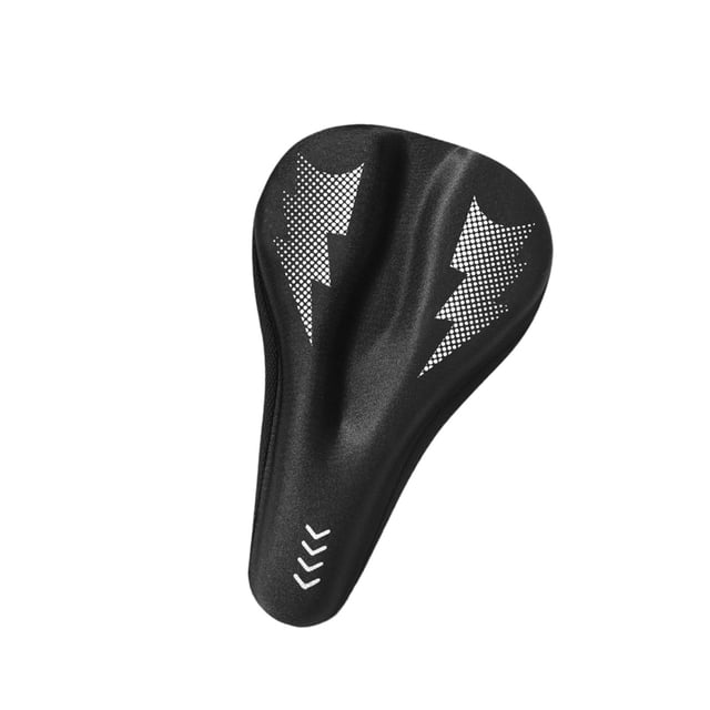 jinwen Bike Seat Cushion Cover Lightweight Dustproof Padded for Gift Riding Outdoor Type C