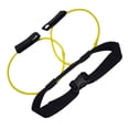 thumbnail image 3 of Greeniant Banda de resistencia de látex para tirar de la pierna, cinturón de estiramiento, Pedal, ejercitador de Fitness, suministros de correa para Uniforme atlético Greeniant OD000985-00B, 3 of 6
