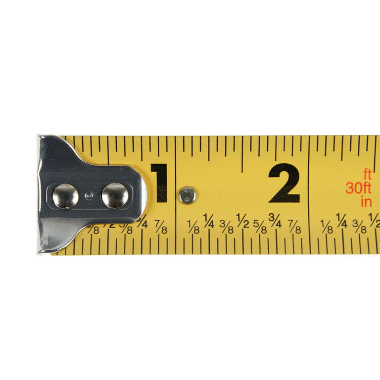 Steel Tape Measure, black / red; 3, 5 or 8 meters length