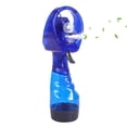 thumbnail image 2 of Ventilador de nebulización de agua de mano de lujo con batería (rojo + azul), paquete de 2 mini ventilador de pulverización humidificador manual, 2 of 5
