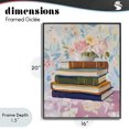 thumbnail image 4 of Stupell Industries Cottage Vintage Books & Florals Black Framed Giclee Art, 16 x 20, by The Prints Vibe, 4 of 8