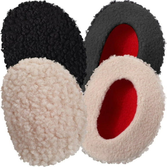 2 Pairs Bandless Earmuffs Ear Warmers Winter Ear Covers Earcaps for Outdoors, M