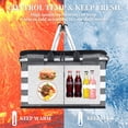 thumbnail image 4 of Cesta de Picnic Aislada KEFOMOL Bolsa Térmica Plegable 26L Gris, 4 of 7