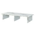 thumbnail image 3 of Convenience Concepts Designs2Go TV/Monitor Riser for TVs up to 46 inches, White Faux Marble, 3 of 5