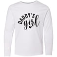 thumbnail image 3 of Inktastic Daddy's Girl Long Sleeve Youth T-Shirt, 3 of 5