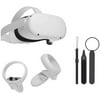 Refurbrished Oculus Quest 2 — Most Advanced All-in-One Virtual Reality 256GB Gaming Headset — VR Headset, Two Touch Controllers, Glasses Spacer w/ Mazepoly Knuckle Strap