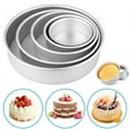thumbnail image 1 of 4 Inch Cake Mold Aluminium Alloy  DIY Cakes Pastry Mould Baking Tin Pan Kitchen Tool, 1 of 5