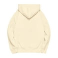 thumbnail image 4 of Chandail à Capuche pour Femmes Élégant Basique Manches Longues Col Rond Décontracté Doux Confortable pour l'Hiver, 4 of 5