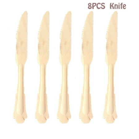 

UMMH Kraft Paper Tableware Set Golden Colored Palm Leaf Pattern Plate Cup Towel Straw Party Decor Wedding Birthday Cutlery
