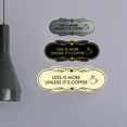 thumbnail image 3 of Designer Less is More Unless it's Coffee Sign (Blue) - Medium, 3 of 4