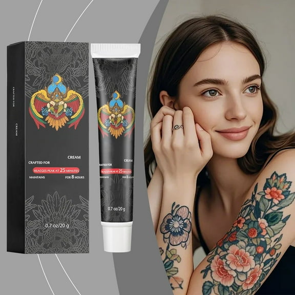 Tattoo Care, Repair & Relive with Smoothing Gel, Clean & Effective Ingredients Enhance Balm & Defend, Repair Soothing Gel Care Kit for New & Current Tattoos