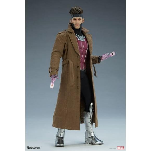 Marvel Collectible X-Men 12 Inch Action Figure 1/6 Scale - Gambit Deluxe Sideshow 100439