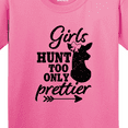 thumbnail image 4 of Inktastic Hunting Girls Hunt Too Only Prettier with Doe and Arrow Youth T-Shirt, 4 of 5
