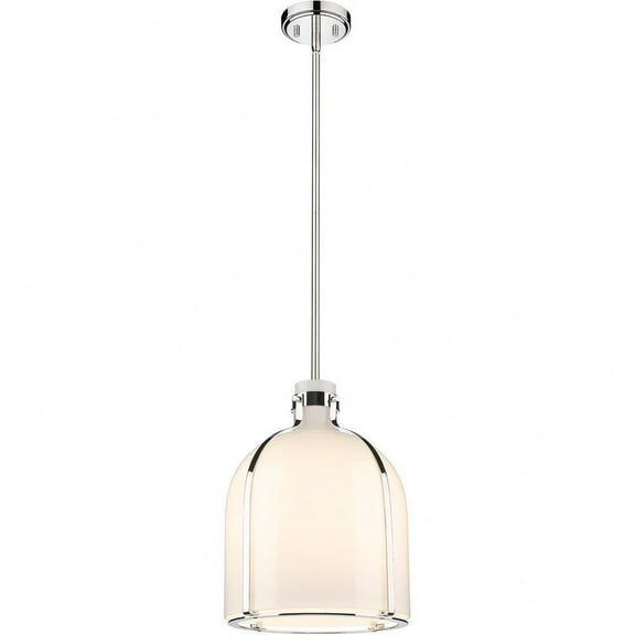 1 Light Chandelier in Transitional Style-16.5 inches Tall and 12.25 inches Wide-Polished Nickel Finish Bailey Street Home 372-Bel-4620098