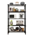 thumbnail image 3 of Tcbosik 70.87" Tall 5-Tier Storage Shelf - NSF Certified for Safety, Great for Heavy Duty Storage in Basement or Warehouse (Black), 3 of 8