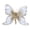 Pink B, variant on Christmas Tree Butterfly Decorations, Glitter Butterfly Ceiling Wall Decoration, Glittering Butterflies Christmas Tree Hanging Ornament, for Christmas Tree Wedding Wreaths Decor (Gold)