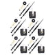 thumbnail image 2 of Naiovety 11 Pieces High Long No Movement Ticking Kit Clock Installment Flexible Easy Repair Wall DIY Tools Plastic Clock Type5 NO5, 2 of 6