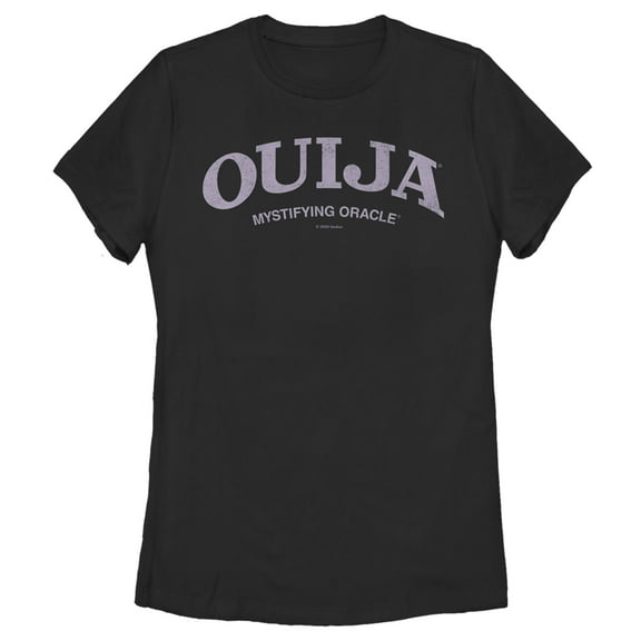 Women's Ouija Logo  Graphic Tee Black Medium