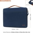 thumbnail image 5 of LSS Protective Laptop Sleeve Case with PU Leather Handle for Men/Women - Stylish Sleeve for 13”-13.5" Laptops, Compatible with MacBook Air, Pro, 5 of 5