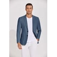 thumbnail image 2 of COOFANDY Men's Casual Blazer Lightweight Slim Fit Suit Jacket Two Button Cotton Sport Coats, 2 of 6