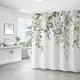 thumbnail image 1 of Bathroom curtain, green plant shower curtain, waterproof and mildew-proof, 3D digital printing, forest bath curtain partition, no drilling required, xtl790, 180*180, 1 of 1