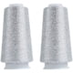 thumbnail image 1 of Xiao Hua 2 piezas de hilo trenzado de metal brillante de 50 g, adecuado para tejer suéteres y chales de crochet, tamaño total 5000, plateado brillante, 1 of 4