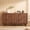 59" Vintage-Walnut, variant on WIRRYTOR Fluted Sideboard Buffet Cabinet with 3 Doors, Buffet Storage Cabinet with Adjustable Shelves, Pop-Up Doors, Stripe Patterns&Arche Tirm Design for Kitchen Dining Living Room,Walnut