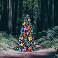 thumbnail image 5 of Honeii Colorful Air Balloons1 Print Poncho Cape, Cloak Coat, Snuggly Hooded Wearable Blanket, Hooded Cape For Teenagers,Halloween Costumes-Small, 5 of 7
