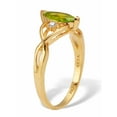 thumbnail image 2 of PalmBeach Jewelry Marquise Cut Cubic Zirconia 14k Yellow Gold-plated Simulated Birthstone Ring, 2 of 5
