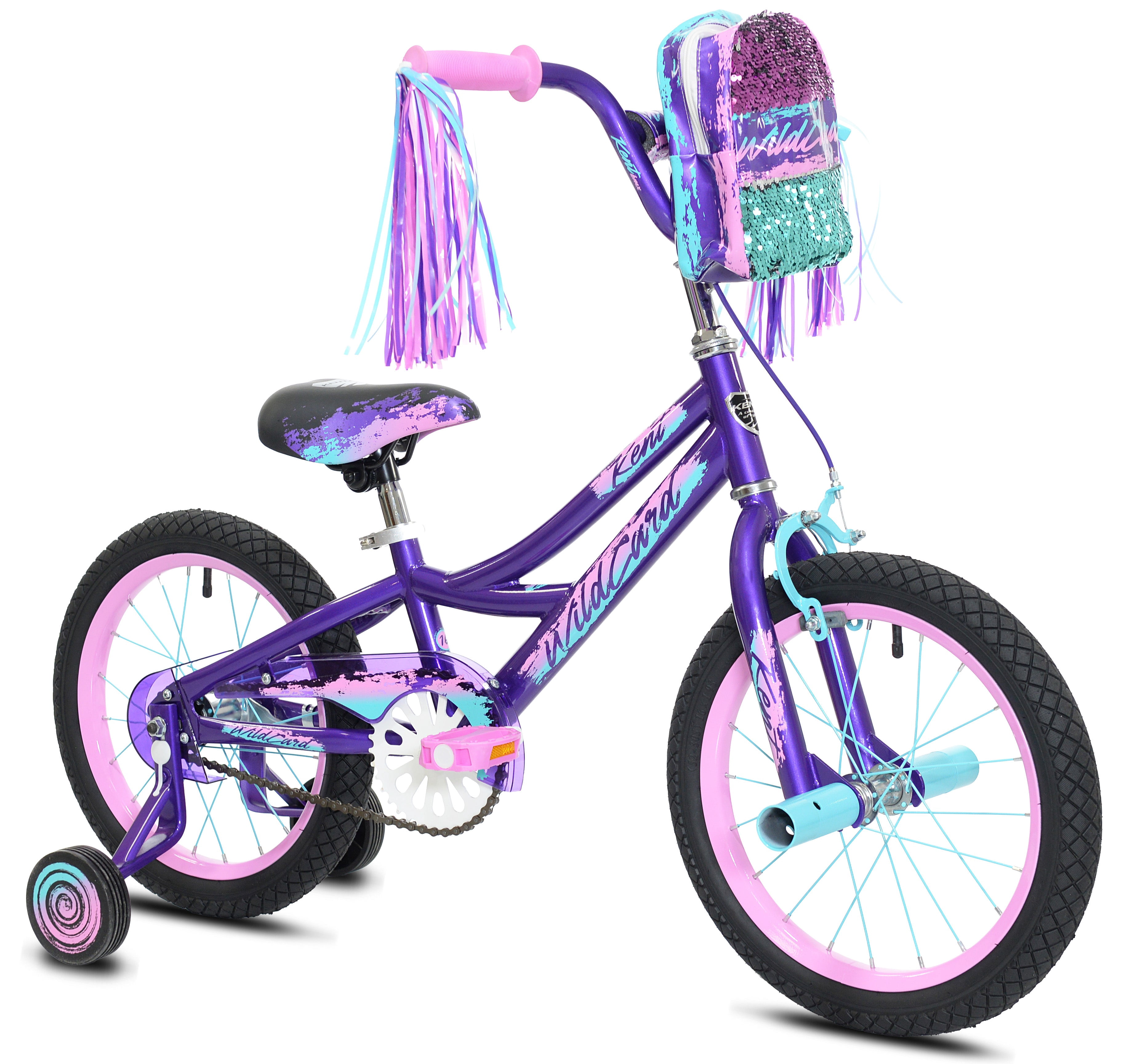 16" Kent Wildcard, Girls Bicycle, Blue/Purple