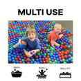 thumbnail image 3 of Outdoor Heights Kiddy Trampoline Crush Resistant Ball Pit Balls - 100 Pieces - Multicolored, 3 of 7
