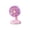 Purple, variant on Njoeus Summer Fan Round Base Rechargeable Desktop Portable Cooling Cute Mouse Fan for Outdoor Gift from Round Base to Outdoor Breeze One Mouse Fan Recharges as a Cute Gift